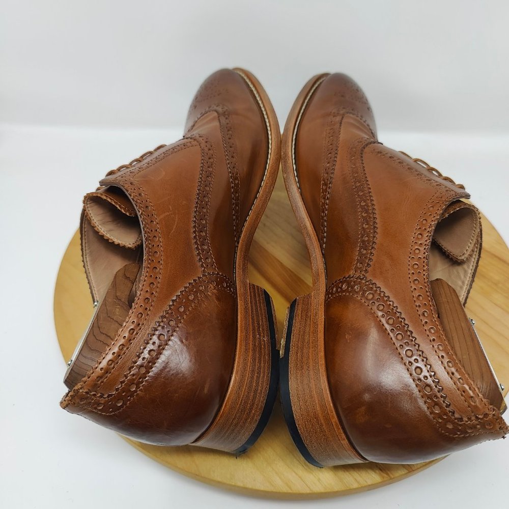Paul Smith Wing Tip Shoes- Mens- Size 44- Brown- [S008]- Oxford Dress Shoes - Picture 7 of 10